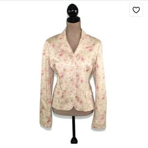 Chaps by Ralph Lauren Floral Boho Jacket Blazer